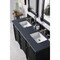 James Martin Vanities Brittany 60in Double Vanity, Black Onyx w/ 3 CM Charcoal Soapstone Quartz Top 650-V60D-BKO-3CSP - alternate 5